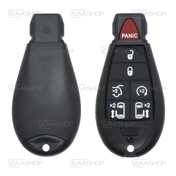 CR08KS - CARCASA DE MANDO KEY-LESS 6 BOTONES