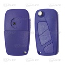 FIA03KS - CARCASA PLEGABLE MANDO 2 BOTONES (AZUL)