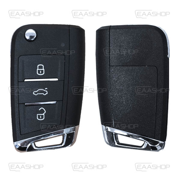XH13RC - TELEMANDO KEYLESS 3 BOTONES XHORSE TIPO MQB SMART KEY