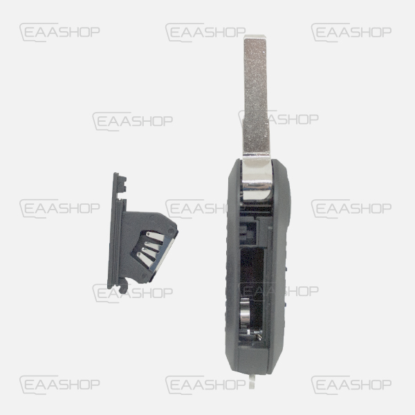 FIA07KS - CARCASA DE MANDO PLEGABLE 3 BOTONES FIAT 500 / (SIN