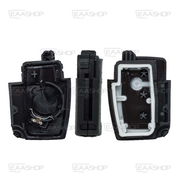 FO04KS - CARCASA DE MANDO FORD PLEGABLE 3 BOTONES SIN