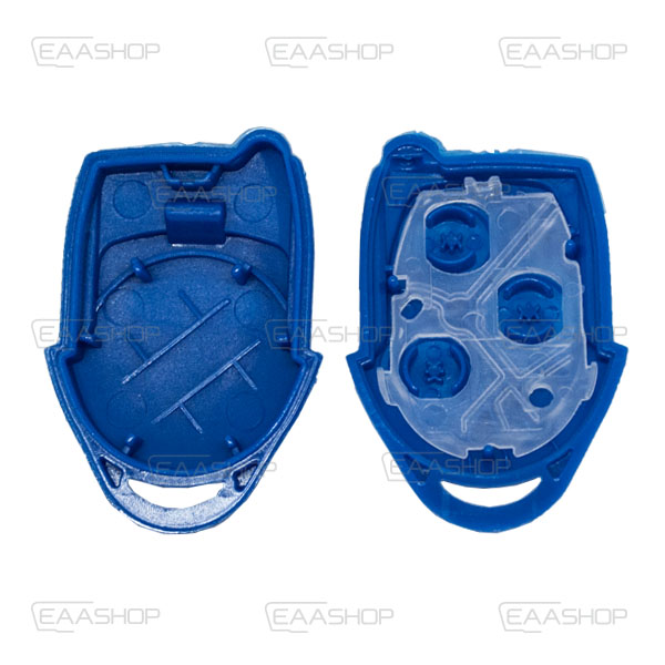 FO05KS - CARCASA DE MANDO FORD AZUL TRANSIT FIJO 3 BOTONES