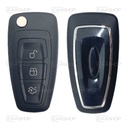 FO06KS - CARCASA DE MANDO FORD FOCUS PLEGABLE 3 BOTONES