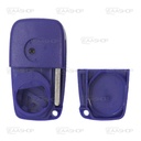 FIA03KS - CARCASA PLEGABLE MANDO 2 BOTONES (AZUL)