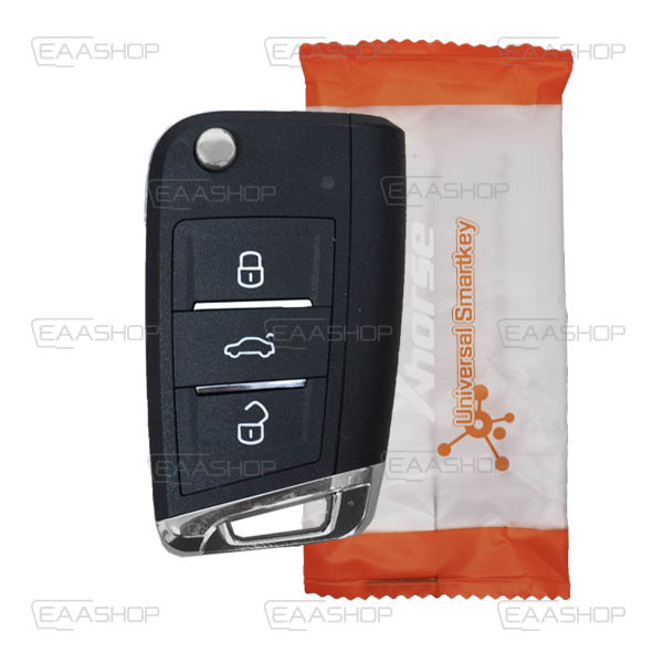 XH13RC - TELEMANDO KEYLESS 3 BOTONES XHORSE TIPO MQB PROXIMIDAD