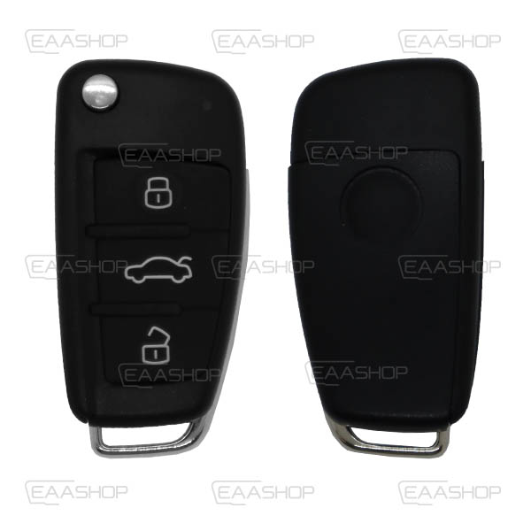 KD03RC - TELEMANDO PLEGABLE 3 BOTONES KEYDIY TIPO AUDI SIN BOBINA