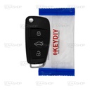 KD03RC - TELEMANDO PLEGABLE 3 BOTONES KEYDIY TIPO AUDI SIN BOBINA
