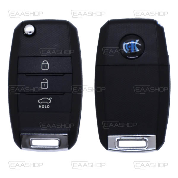 KD06RC - TELEMANDO PLEGABLE 3 BOTONES KEYDIY TIPO KIA SIN BOBINA