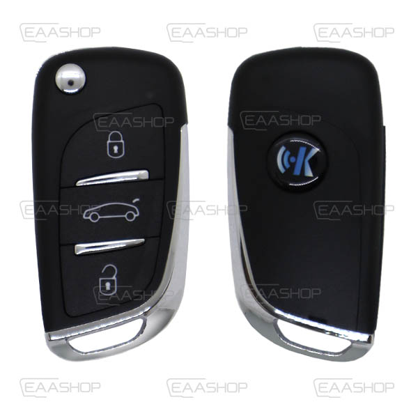KD07RC - TELEMANDO PLEGABLE 3 BOTONES KEYDIY TIPO DS MULTIFUNCIÓN