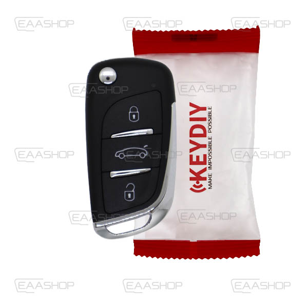 KD07RC - TELEMANDO PLEGABLE 3 BOTONES KEYDIY TIPO DS MULTIFUNCIÓN