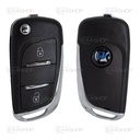KD09RC - TELEMANDO PLEGABLE 2 BOTONES KEYDIY TIPO DS MULTIFUNCIÓN