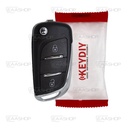 KD09RC - TELEMANDO PLEGABLE 2 BOTONES KEYDIY TIPO DS MULTIFUNCIÓN
