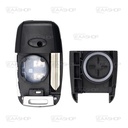 HY08KS - CARCASA DE MANDO HYUNDAI/KIA 3 BOTONES KEY- LESS