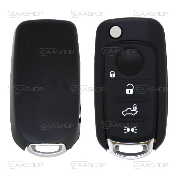 FI21RC - TELEMANDO PLEGABLE 4 BOTONES FIAT (FORMATO MODERNO) PLACA ORIGINAL