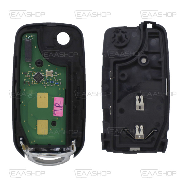 FI21RC - TELEMANDO PLEGABLE 4 BOTONES FIAT (FORMATO MODERNO) PLACA ORIGINAL