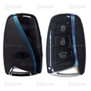 HY11KS - CARCASA DE MANDO HYUNDAI SANTA FE SMARTKEY DE 3