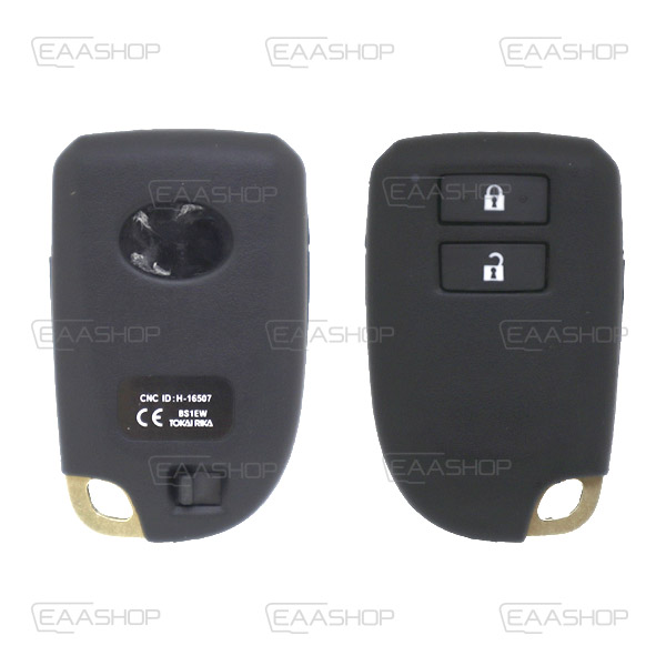 TT14RC - TELEMANDO INSERTABLE 2 BOTONES TOYOTA ORIGINAL