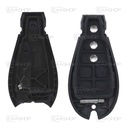 CR07KS - CARCASA DE MANDO KEY-LESS 2+1 BOTONES