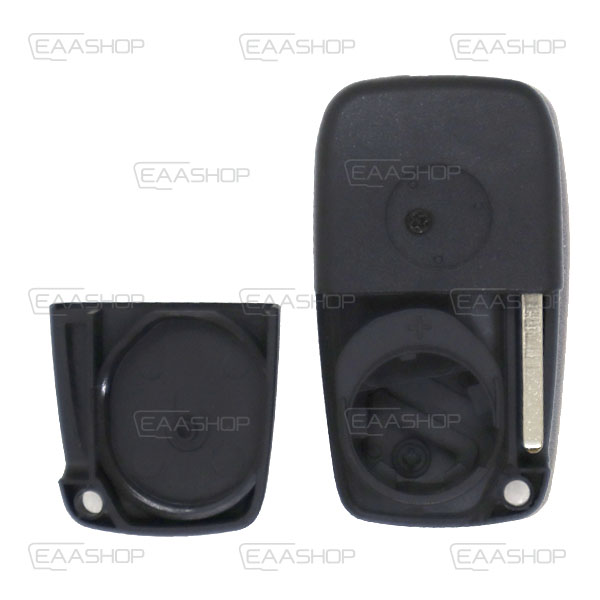 FIA05KS - CARCASA DE MANDO PLEGABLE 3 BOTONES FIAT (PERFIL SIP22)