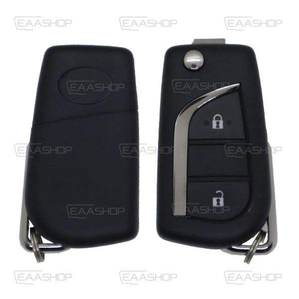 TT13RC - TELEMANDO PLEGABLE 2 BOTONES TOYOTA ( VALEO H ) ORIGINAL