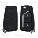 TT13RC - TELEMANDO PLEGABLE 2 BOTONES TOYOTA ( VALEO H ) ORIGINAL