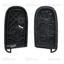 FIA12KS - CARCASA DE MANDO KEYLESS 4+1 BOTONES FIAT (PERFIL SIP22)