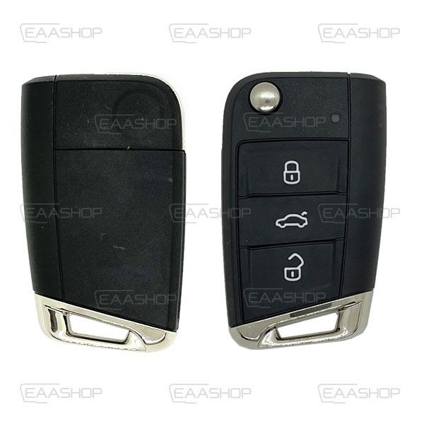 VW35RC - TELEMANDO PLEGABLE 3 BOTONES VW - ORIGINAL