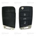 VW35RC - TELEMANDO PLEGABLE 3 BOTONES VW - ORIGINAL