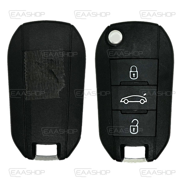 PE50RC - TELEMANDO PLEGABLE 3 BOTONES PEUGEOT (HU83)