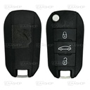 PE50RC - TELEMANDO PLEGABLE 3 BOTONES PEUGEOT (HU83)
