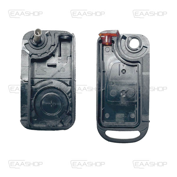 MB02KS - CARCASA DE MANDO PLEGABLE 2 BOTONES MERCEDES BENZ (PERFIL HU64)