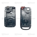 MB02KS - CARCASA DE MANDO PLEGABLE 2 BOTONES MERCEDES BENZ (PERFIL HU64)