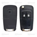 OP08KS - CARCASA DE MANDO OPEL INSIGNIA/ASTRA J PLEGABLE 2 BOTONES