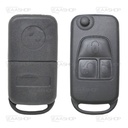 MB03KS - CARCASA DE MANDO MERCEDES PLEGABLE 3 BOTONES