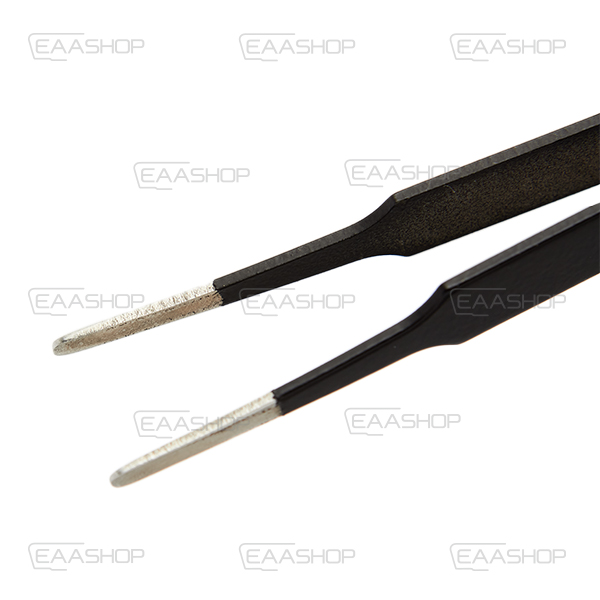 ACC39 - PINZA DE PRECISIÓN ANTIESTÁTICA CON PUNTA PLANA