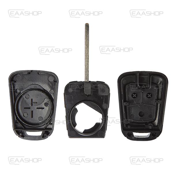 OP10KS - CARCASA DE MANDO FIJO 2 BOTONES OPEL (PERFIL HU100)
