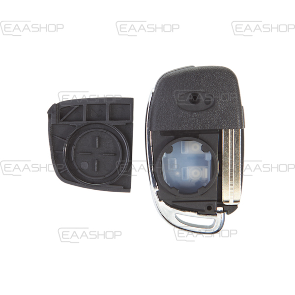 HY26KS - CARCASA DE MANDO PLEGABLE 3 BOTONES HYUNDAI/KIA (PERFIL KIA7)