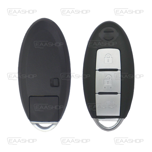 NS07KS - CARCASA DE MANDO NISSAN KEY LESS OVALADO 3