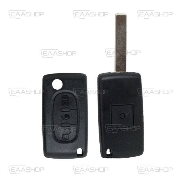 PSA22KS - CARCASA PSA PLEGABLE 3 BOTONES PERFIL HU83 PILA