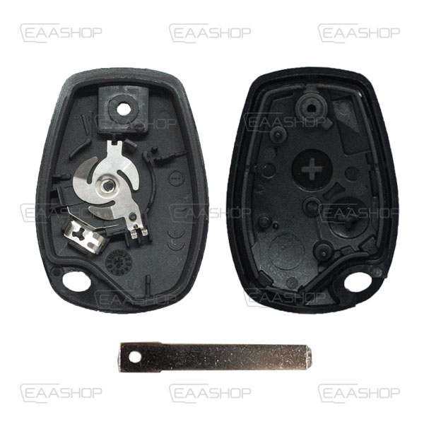 RE12KS - CARCASA DE MANDO RENAULT CLIO III FIJO 2 BOTONES