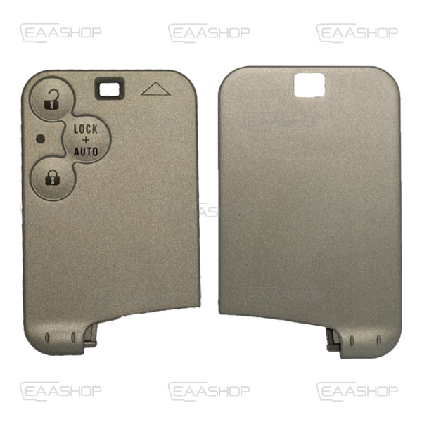 RE19KS - CARCASA TARJETA RENAULT LAGUNA 3 BOTONES SIN