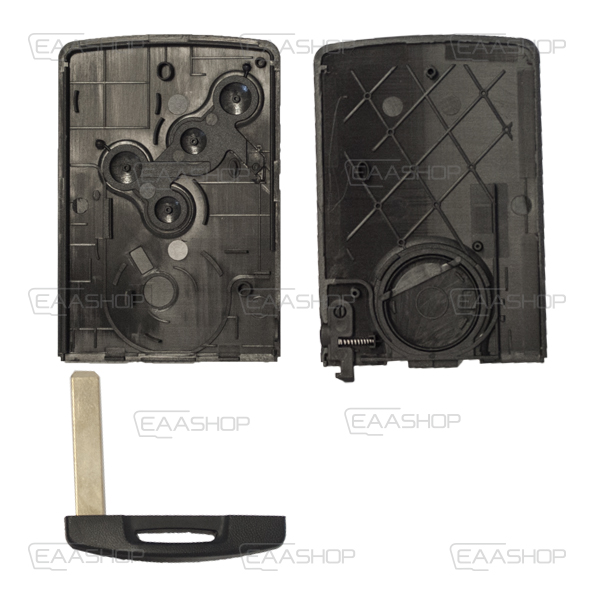 RE22KS - CARCASA TARJETA RENAULT MEGANE III 4 BOTONES CON
