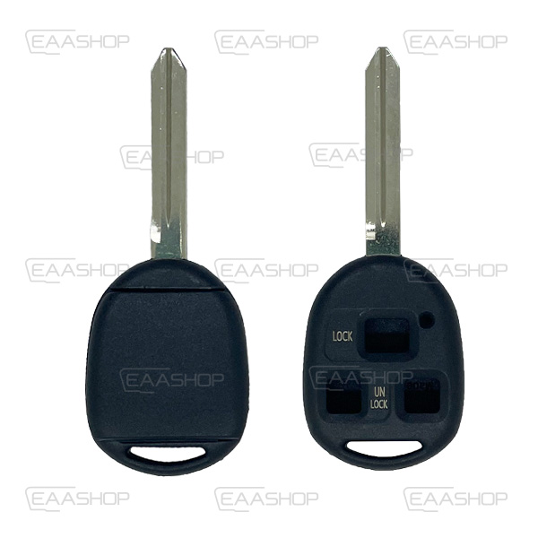 TT06KS - CARCASA DE MANDO FIJO TOYOTA 3 BOTONES (TOY47)