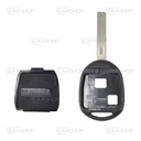 TT07KS - CARCASA DE MANDO FIJO TOYOTA 2 BOTONES (TOY40)