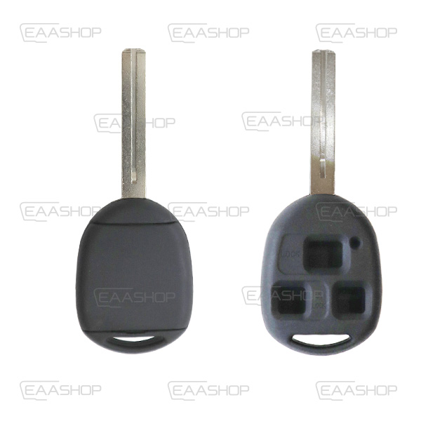 TT08KS - CARCASA DE MANDO FIJO TOYOTA 3 BOTONES (TOY40)