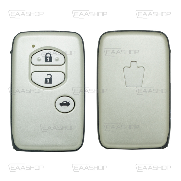 TT12KS - CARCASA KEY LESS TOYOTA CAMRY PLATEADA 3