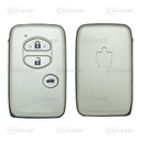 TT12KS - CARCASA KEY LESS TOYOTA CAMRY PLATEADA 3