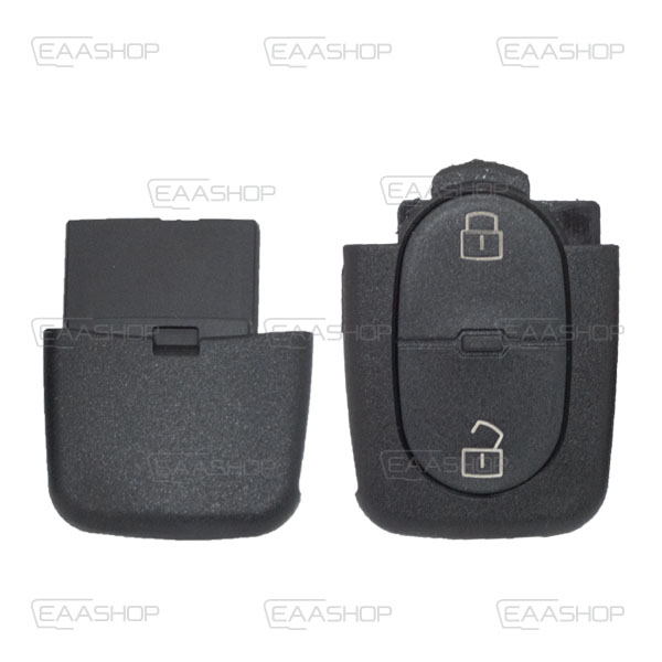 VAG03KS - CARCASA DE MANDO REDONDO 2 BOTONES (PILA 1620) SIN