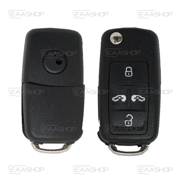 VAG09KS - CARCASA PLEGABLE VW 3 BOTONES (PERFIL HU66)