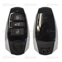 VAG12KS - CARCASA DE MANDO VW KEY LES 3 BOTONES (CROMADA)
